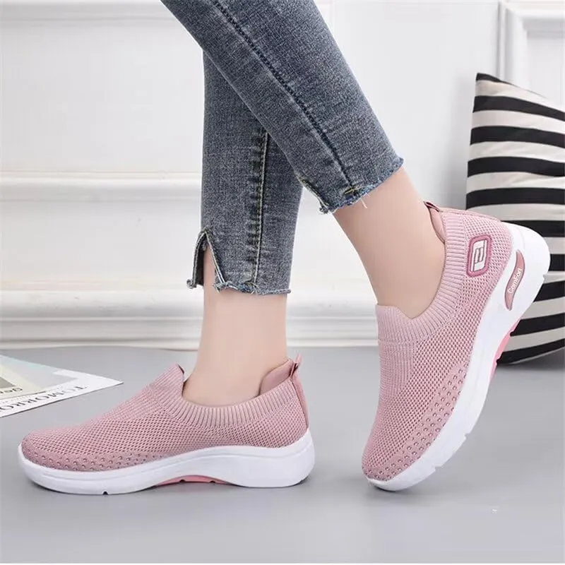 Women's Fashion Slip On Casual Walking Shoes for Sport Trekking Street