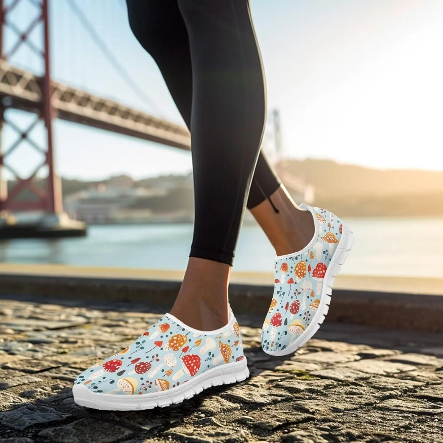 Women's Hummingbird Sneaker Comfortable Slip On Loafers Business Casual Work Shoes Leisure Driving Shoes