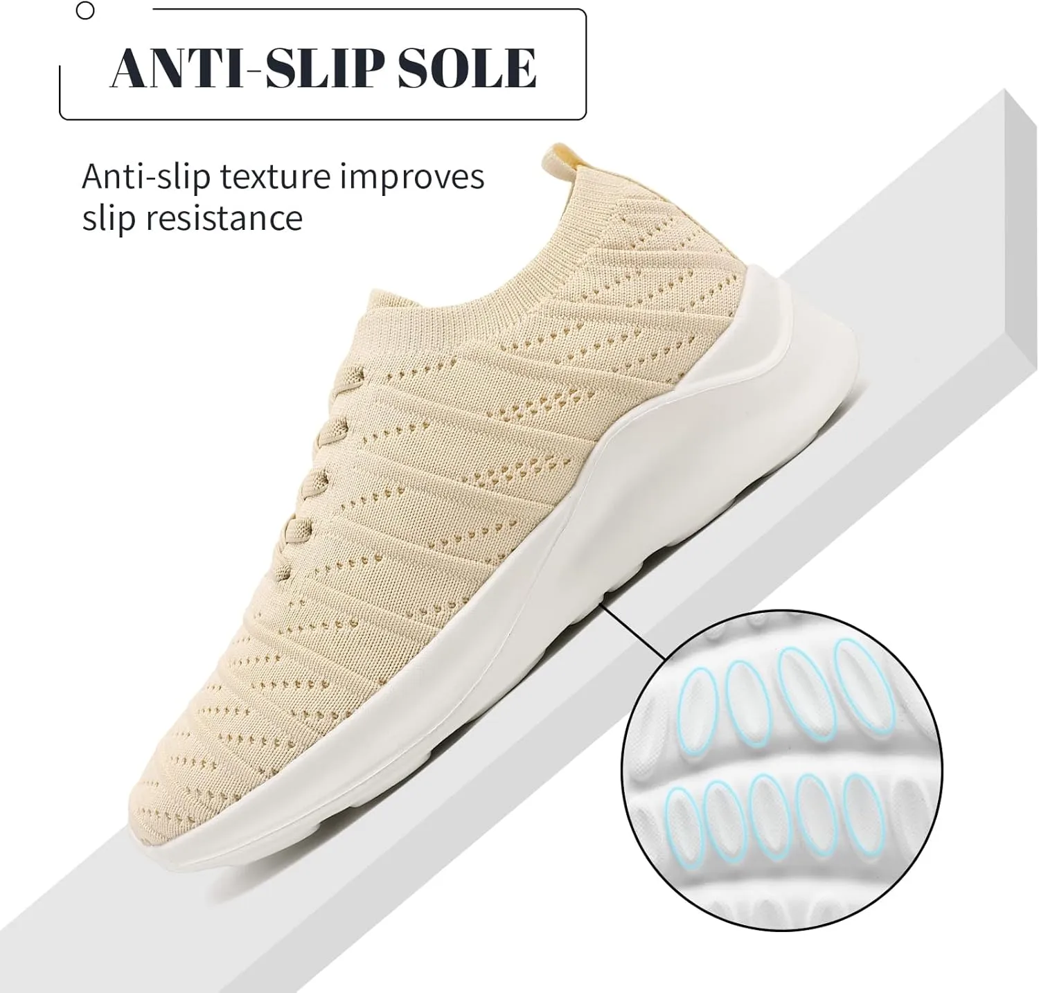 Womens Tennis Slip On Running Shoes Breathable Sneakers Athletic Lightweight Gym Sports Walking Shoes