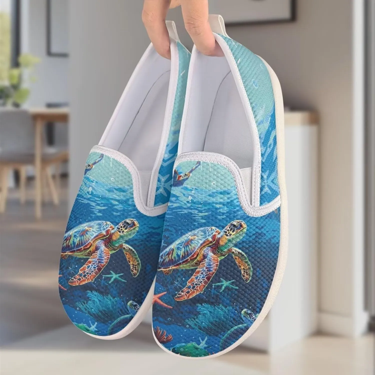 Womens Turtle Outdoor Loafer Casual Wedding Shoes Dress Flat Classic Leisure Driving Walking Shoes