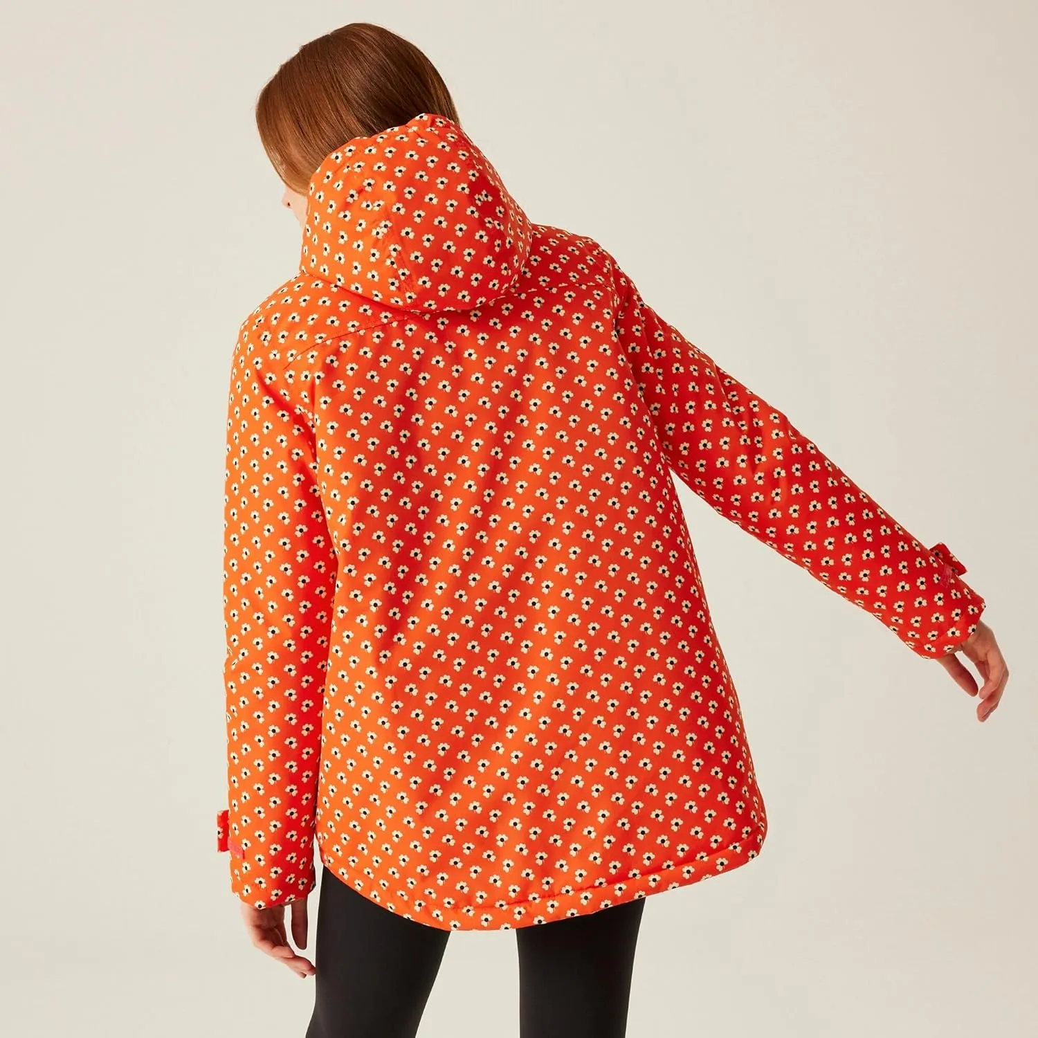 x Orla Kiely Mid Length Waterproof Insulated Jacket